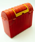ארגז ערכת עזרה ראשונה מפלאסטיק בצבע אדום, מסוף שנות ה-70 במצב שמור ומושלם