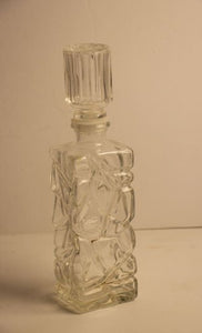 דקנטר (בקבוק) ישן רבוע עם המון סטייל מתחילת המאה ועשרים - Gallery Hemli - גלריה המלי