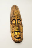 מסכה אפריקאית עשויה מעץ, גילוף בעבודת יד, גודל 46 ס"מ - Gallery Hemli - גלריה המלי