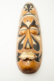 מסכה אפריקאית עשויה עץ מגולפת בעבודת יד גודל 47 ס"מ - Gallery Hemli - גלריה המלי