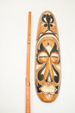 מסכה אפריקאית עשויה עץ מגולפת בעבודת יד גודל 47 ס"מ - Gallery Hemli - גלריה המלי