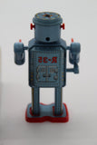 רובוט R-35 Wind-up Motor - צעצוע רובוט קפיץ מכני מפח, פריט וינטג' נדיר שיוצר בשנת 1984 על ידי חברת Masudaya שמור כחדש באריזה - Gallery Hemli - גלריה המלי
