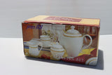 סט קפה / תה ישן משנות ה-80 של נעמן בצבע לבן עם עיטורי זהב בהיקף הכלים - Gallery Hemli - גלריה המלי