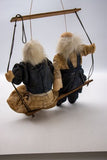 סט מהמם ורומנטי לתלייה זוג בובות של זקנים מפורצלן המתנדנדים יחדיו - Gallery Hemli - גלריה המלי