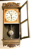 שעון קיר אורלוגין תלוי ישן ונפלא בסגנון עתיק שיוצר ברוסיה מנגנון מכאני מפתח מתיחה - Gallery Hemli - גלריה המלי
