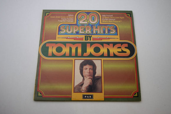 Tom Jones – 20 Super Hits By Tom Jones, Vinyl, LP, Album, Stereo, 1976